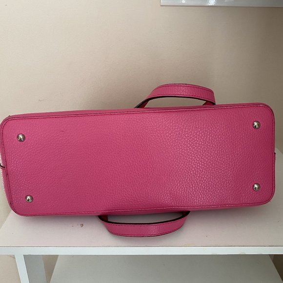 Ralph Lauren Hanway Cork Dome Azalea Satchel - Picture 6 of 6